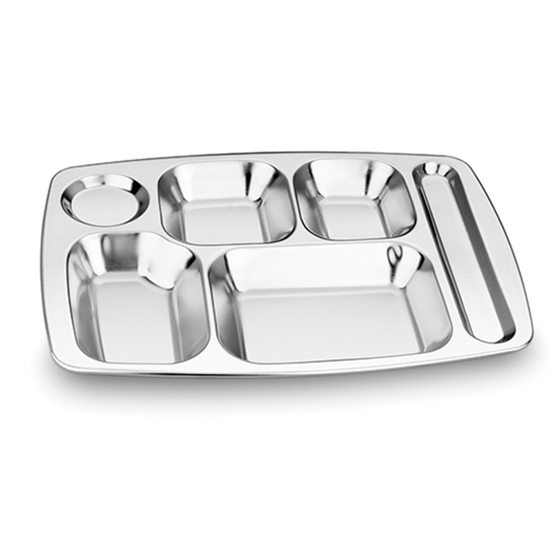 加深大六格快餐盘