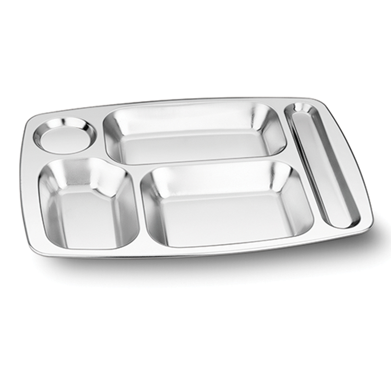 加深大五格快餐盘